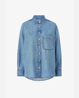 Light denim shirt packshot